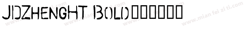 JDZhengHT Bold字体转换